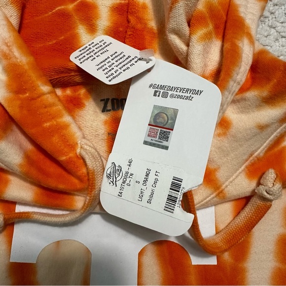 Zoozatz Tennessee Volunteers Hoodie TieDye Women’s Size S - Picture 6 of 9